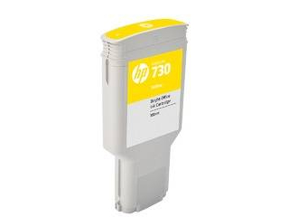 HP730 インクカートリッジ イエロー 300ml P2V70A 【 ムラウチドット