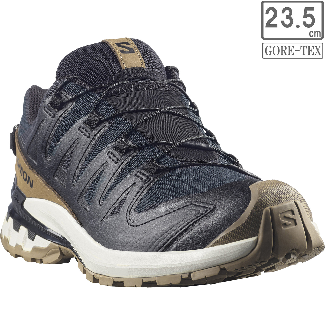 �y���f�B�[�X�zXA PRO 3D V9 GTX LIFELONG �y�u���b�N/�R���[�e�u���E��/�o�j���A�C�X�z�y23.5cm�z