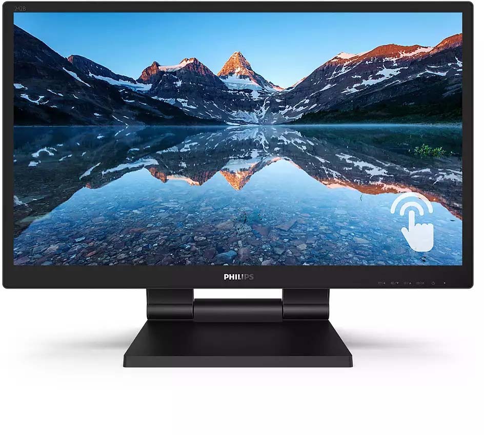 �t��HD�Ή� 23.8�^�Ód�e�ʌ^�^�b�`/DisplayPort�AHDMI�ADVI-D�AD-Sub/�u���b�N/�X�s�[�J 242B9T/11