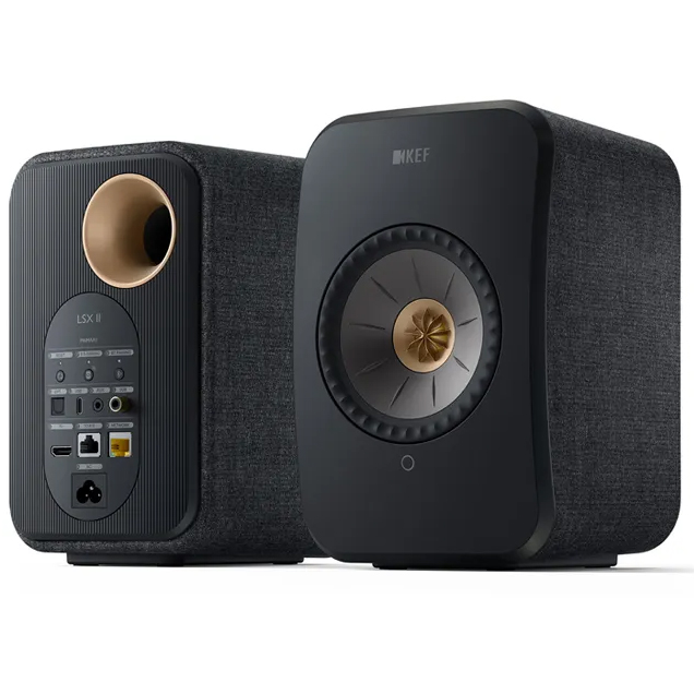 KEF JAPAN LSX II(カーボンブラック) ワイヤレスHiFi スピーカー ペア