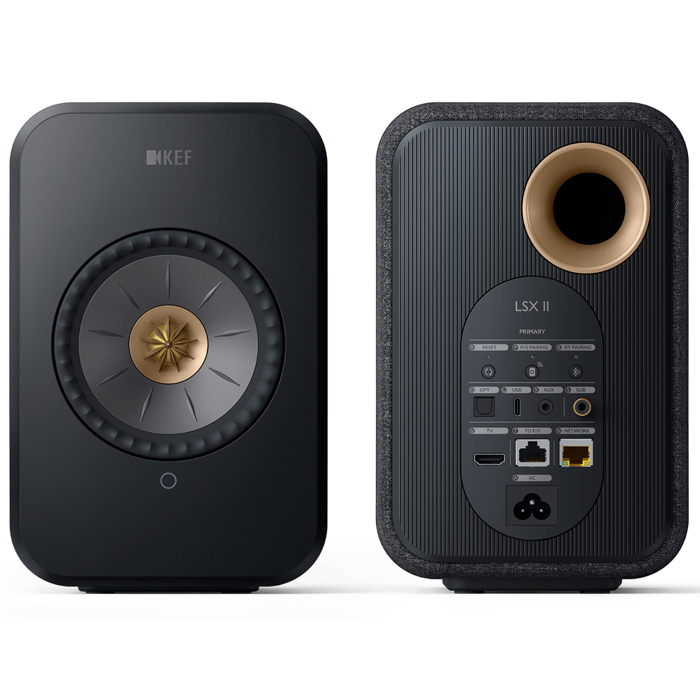 KEF JAPAN 【納期11月下旬以降】LSX II (カーボンブラック) ワイヤレス