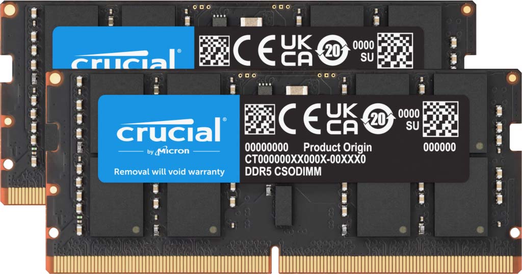 Crucial クルーシャル 64GB Kit(2x32GB)DDR5-6400 CSODIMM CL52