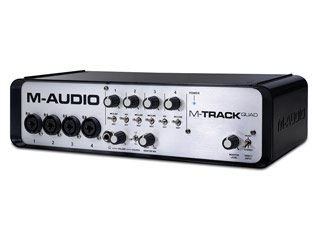 M-TRACK QUAD】 4CH USB/MIDIオーディオインターフェース 【 ムラウチ