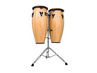 LPA646-AW LP Aspire 10″ & 11″ Conga Set Wood with Double Stand