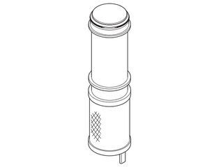 アルカリ整水器・アルカリ浄水器用交換用カートリッジ(1本入り) SEPZS210PC