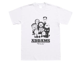 IT1911005 パロディプリントＴシャツ 【アダムスファミリー