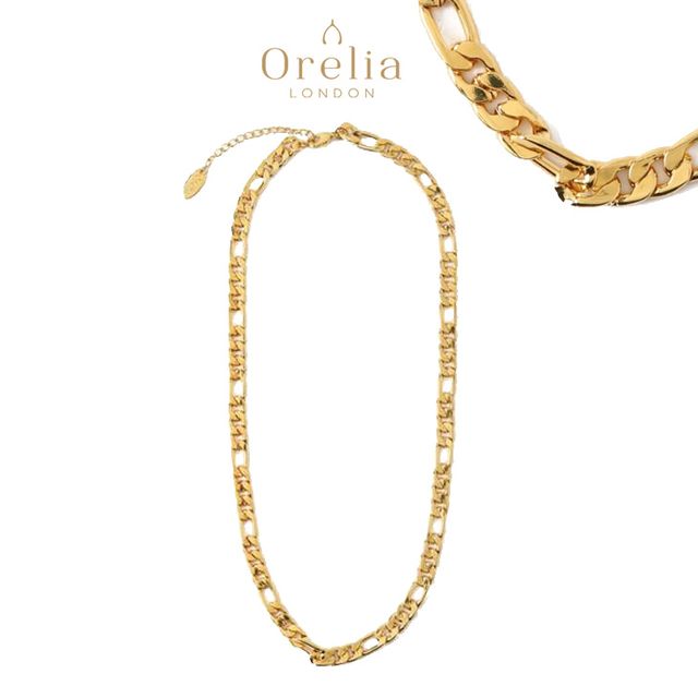 �y�I�[�N�V�������i�z�l�b�N���X �S�[���h�J���[ Flat larger chain necklace 15" ORE25479