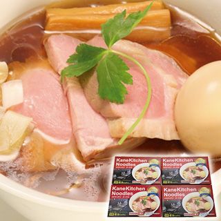 東京ラーメン 「カネキッチンヌードル」 醤油味 乾麺8食