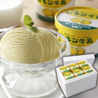 栃木　レモン牛乳カップアイス