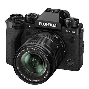 X-T5 XF18-55mmレンズキット ブラック ミラーレスデジタルカメラ