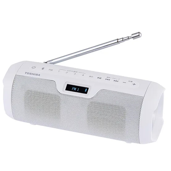 TOSHIBA 東芝 【梱包B級品】TY-SBR10-W ホワイト Bluetoothスピーカー