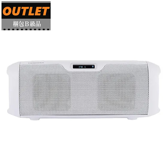 TOSHIBA Bluetooth ワイヤレススピーカー TOSHIBA 東芝 【梱包B級品】TY-SBR10-W ホワイト Bluetoothスピーカー