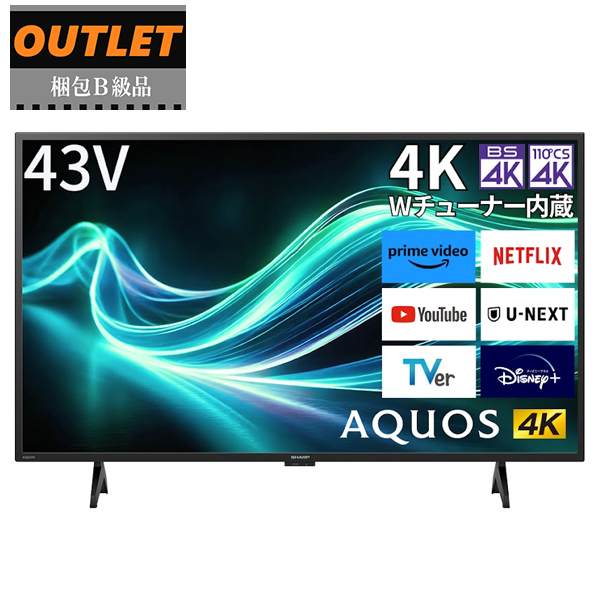 ����B���i 4T-C43GL1 43V�^ 4K�t���e���r