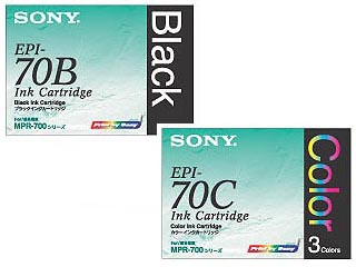 SONY �C���N�J�[�g���b�W�iEPI-70�j �u���b�N���J���[���������Z�b�g�I�ɂ��Ă̊��z�E�]���E���R�~�i�N�`�R�~�j�����L�����������B