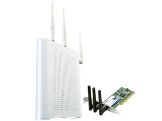 11n�Ή� ��������LAN���[�^ MZK-W04N�{PCI�o�X�A�_�v�^ GW-DS300N ���������Z�b�g�I�ɂ��Ă̊��z�E�]���E���R�~�i�N�`�R�~�j�����L�����������B