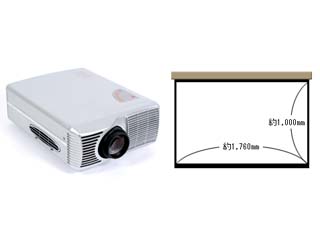EPI�@�t���v���W�F�N�^�[ EP-PR882��80�C���`�X�N���[���ɂ��Ă̊��z�E�]���E���R�~�i�N�`�R�~�j�����L�����������B