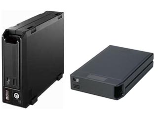 eSATA��USB2.0�Ή� 500GB �O�t���n�[�h�f�B�X�N RHD-UX500�{500GB�J�[�g���b�W�n�[�h�f�B�X�N RHD-500�ɂ��Ă̊��z�E�]���E���R�~�i�N�`�R�~�j�����L�����������B