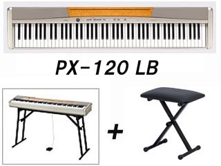 完了】【Privia プリヴィア】 PX-120 LB 純正折り畳みスタンドとイスの ...