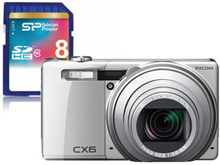 CX6�i�V���o�[�j�{8GB SDHC�������[�J�[�h �Z�b�g�@�ɂ��Ă̊��z�E�]���E���R�~�i�N�`�R�~�j�����L�����������B