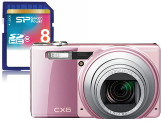 CX6�i�s���N�j�{8GB SDHC�������[�J�[�h �Z�b�g�@�ɂ��Ă̊��z�E�]���E���R�~�i�N�`�R�~�j�����L�����������B