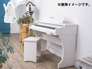 SAMICK サミック 61鍵盤 デジタルピアノ ホワイト ベンチ 2021年激安 ...