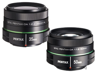 smc PENTAX-DA35mmF2.4AL（ブラック）＋smc PENTAX-DA 50mmＦ1.8セット