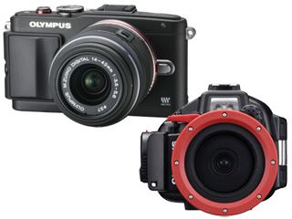 OLYMPUS PEN Lite E-PL6 レンズキット（ブラック）＋PT-EP10セット 