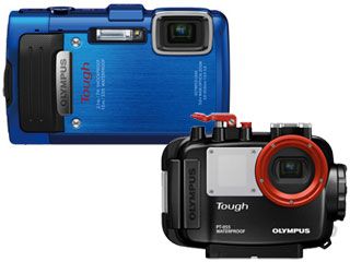 STYLUS TG-835 Tough（ブルー）＋PT-055セット 【 ムラウチドットコム 】