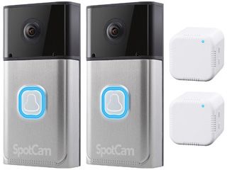 クラウド対応フルHDドアベルカメラ SpotCam-Ring 2台同時購入セット