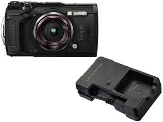 Tough TG-6（ブラック）＋UC-92 リチウムイオン充電器セット 【tg6set  