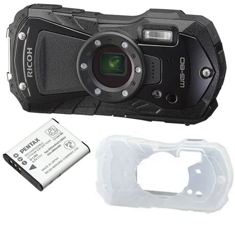 RICOH リコー WG-80（ブラック） 防水コンパクトデジタルカメラ 