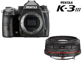 K-3 Mark III ubN {fBLbg{HD PENTAX-DA 70mmF2.4 Limited ubN ZbgɂĂ̊zE]ER~iN`R~jLB