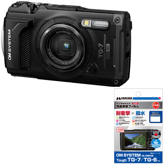 OM SYSTEM オーエムシステム Tough TG-7(ブラック) コンパクトデジタル