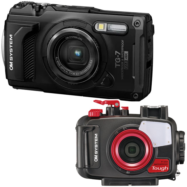 OM SYSTEM オーエムシステム Tough TG-7(ブラック) コンパクトデジタル