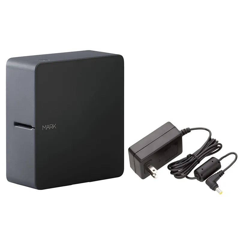 テープ1本おまけ付き ACアダプタ付 スマホ専用ラベルライター テプラPRO MARK SR-MK1 ブラック テープ1本おまけ付き ACアダプタ付 スマホ専用ラベルライター テプラPRO MARK SR-MK1 ブラック