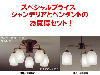 �y���������I�zDX-85607+DX-85606 �̂������Z�b�g�ɂ��Ă̊��z�E�]���E���R�~�i�N�`�R�~�j�����L�����������B
