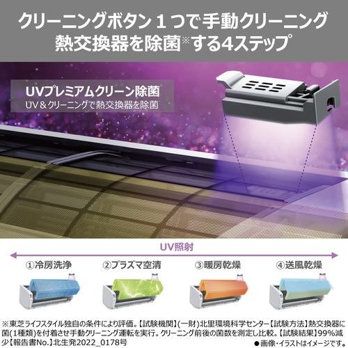 TOSHIBA 東芝 RAS-U221DZ(W) 2025年モデル 大清快U-DZシリーズ