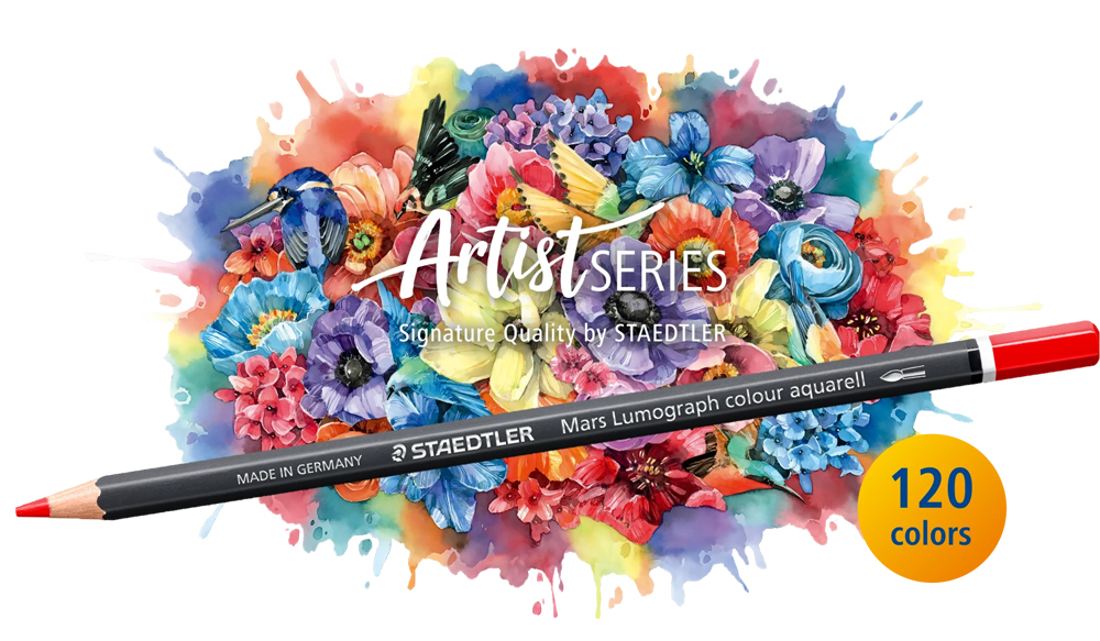 STAEDTLER/ステッドラー日本 ルモグラフ水彩色鉛筆 120色セット 104