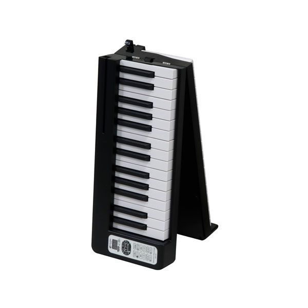 電子ピアノ61鍵　KDP-61P BLK ブラック 折り畳み式ポータブルピアノ