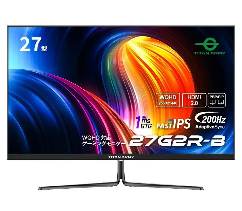 FAST IPS�p�l���̗p WQHD�Ή�27�^�Q�[�~���O�t���f�B�X�v���C 27G2R-B