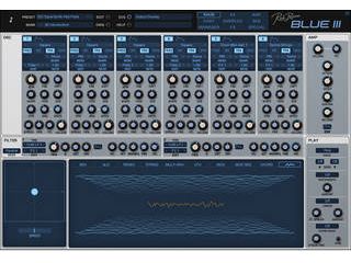 Blue III ソフトウェア音源 16ボイス・クロスフュージョン・シンセサイザー