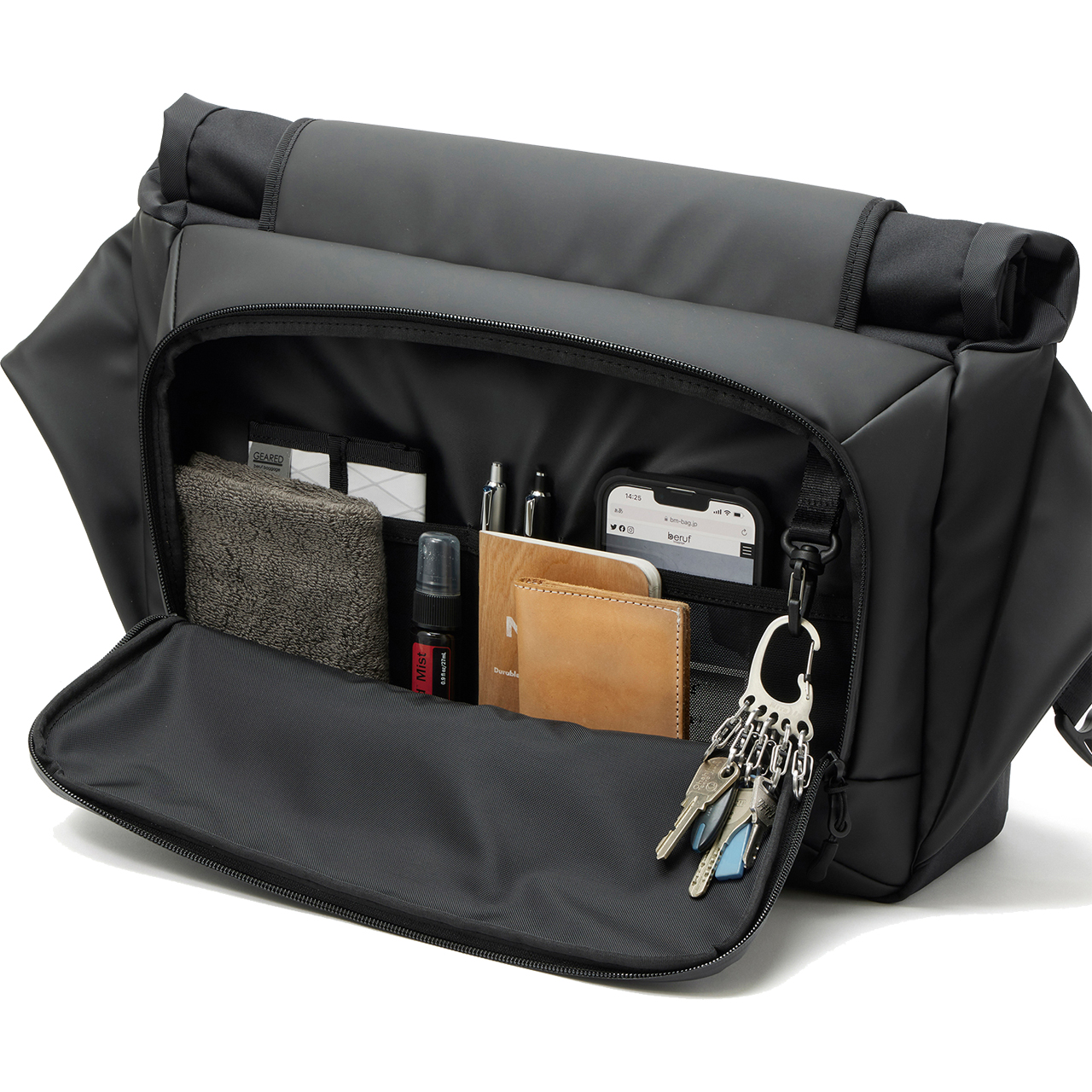 beruf baggage ベルーフバゲージ オプティマ 16+ 【ブラック】【DURON