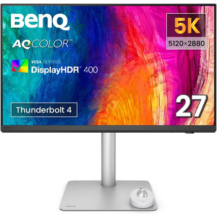 BenQ ベンキュー IPSパネル採用 5K対応27型ワイド液晶ディスプレイ CAD・Mac・デザイナー向け PD2730S