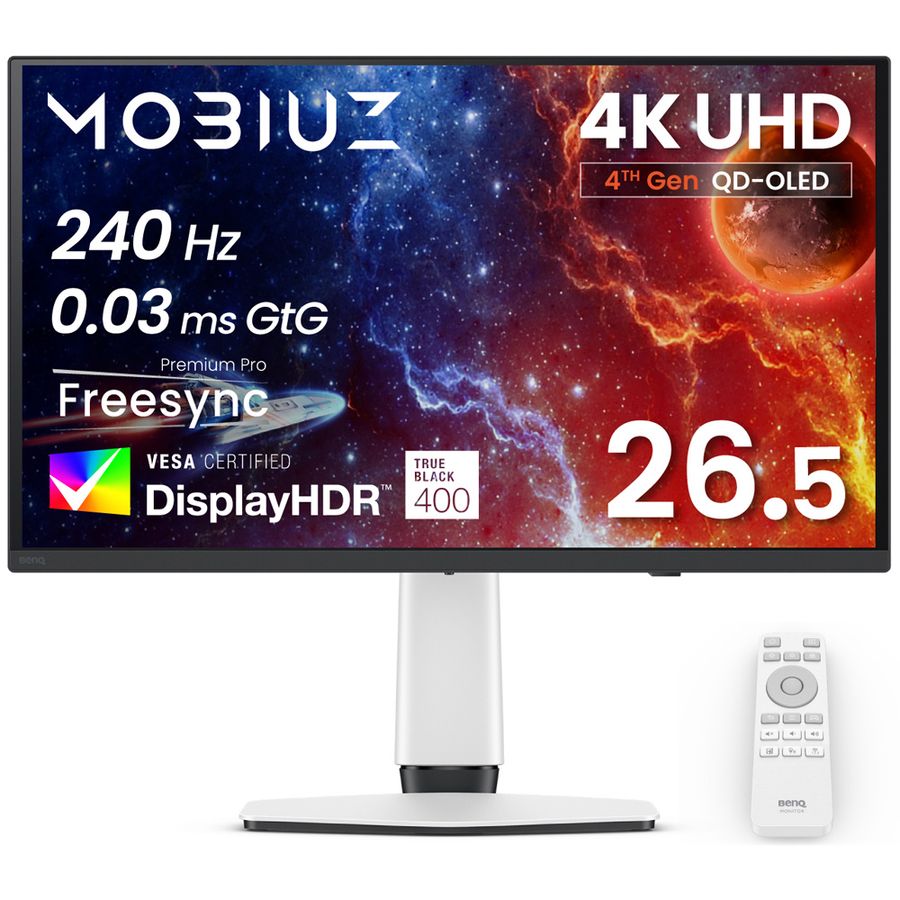 QD-OLEDpl̗p 4KΉ26.5^tfBXvC Q[~O 240Hz MOBIUZ rEX EX271UZ