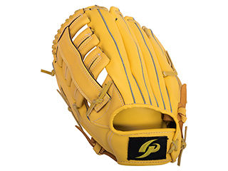 GP/ジーピー 野球グローブ 12.5インチ 左投げ用 軟式 イエロー 43816