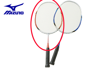ミズノ mizuno ファミリーバドミントン ラケット1本 (レッド) 24TF700