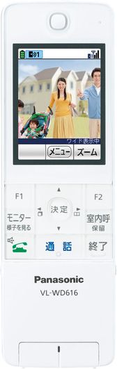 Panasonic パナソニック VL-WD616 ワイヤレスモニター子機（ドアホン 
