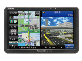 Panasonic/パナソニック CN-G710D SSDポータブルカーナビゲーション