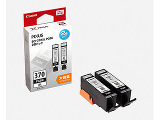 �y�����z�y��e�ʁz�C���N BCI-370XLPGBK �u���b�N (2�p�b�N) BCI-370XLPGBK2P 0732C005