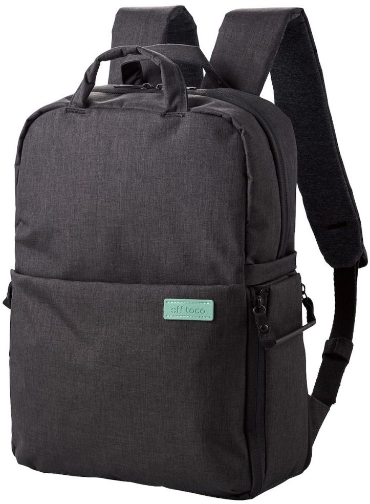 エレコム off toco/2STYLE/カメラバックパック/ブラック DGB-S043BK : エレコム offtoco 2STYLEバックパック for travelers 大
